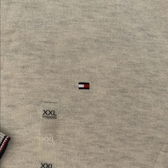 Tommy Hilfiger Mens Off white Merino Wool Blend Turtleneck Sweater 2XL - Picture 6 of 7